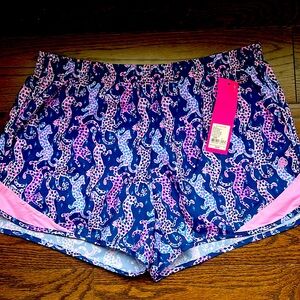 Lilly Pulitzer Luxletic shorts. New with tags. Size small.